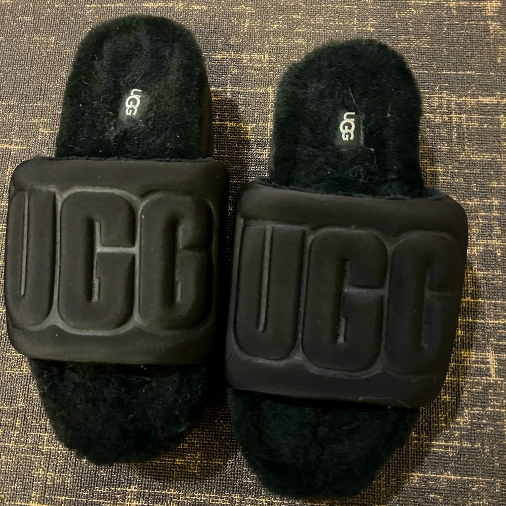 Ugg platform slippers